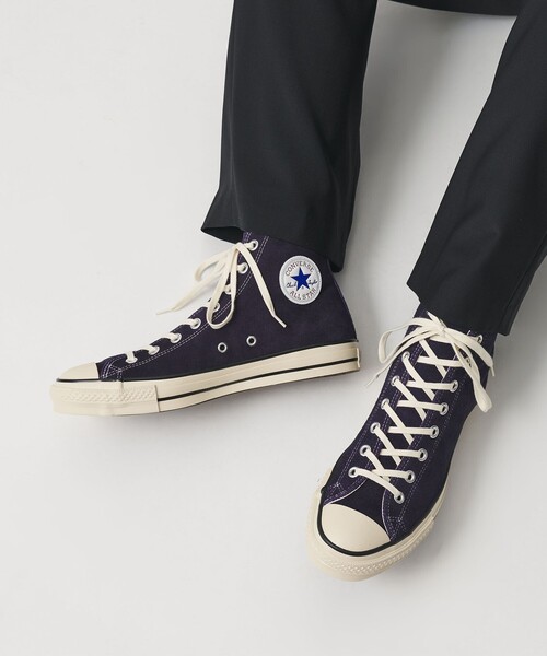 CONVERSE(コンバース)の「<CONVERSE>スエード オールスター J HI スニーカー(スニーカー・メンズ・パープル・7/10h/8/9/8h/9h/7h)」の3枚目の写真