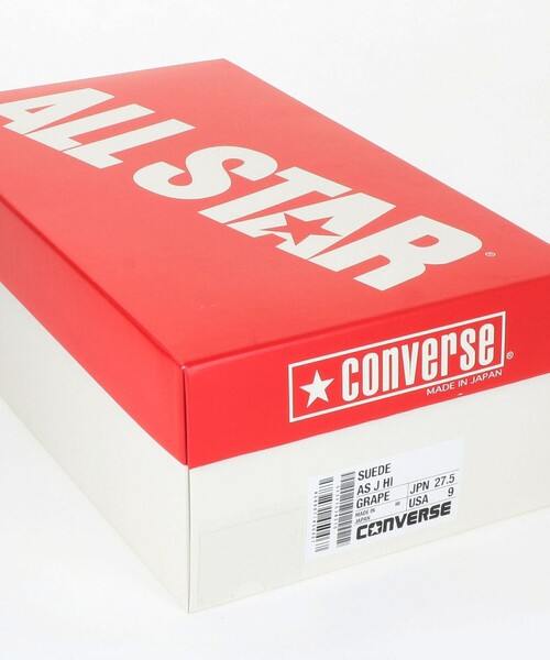 CONVERSE(コンバース)の「<CONVERSE>スエード オールスター J HI スニーカー(スニーカー・メンズ・パープル・7/10h/8/9/8h/9h/7h)」の5枚目の写真