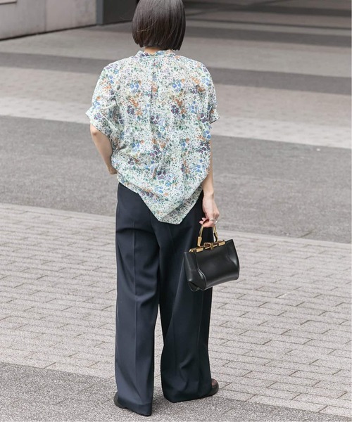 journal standard L'essage(ジャーナルスタンダードレサージュ)の「DEVEAUX/ドットタックスリーブシャツ(シャツ/ブラウス・レディース・グリーン/ホワイト/ブラック系その他/ホワイト系その他・FREE)」の9枚目の写真