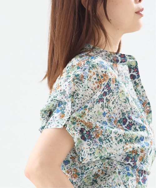 journal standard L'essage(ジャーナルスタンダードレサージュ)の「DEVEAUX/ドットタックスリーブシャツ(シャツ/ブラウス・レディース・グリーン/ホワイト/ブラック系その他/ホワイト系その他・FREE)」の11枚目の写真