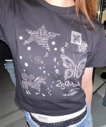 JEANASIS | 【25quee】プリントチビTEE SS/670328(Tシャツ/カットソー)