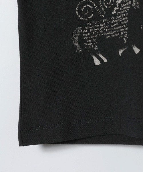 JEANASIS(ジーナシス)の「【25quee】プリントチビTEE SS/670328(Tシャツ/カットソー・レディース・ブルー系その他/ブラウン系その他/ブラック系その他・FREE)」の7枚目の写真