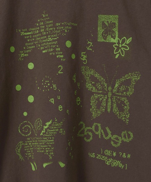 JEANASIS(ジーナシス)の「【25quee】プリントチビTEE SS/670328(Tシャツ/カットソー・レディース・ブルー系その他/ブラウン系その他/ブラック系その他・FREE)」の10枚目の写真
