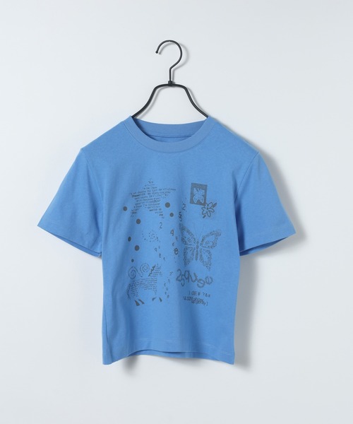 JEANASIS(ジーナシス)の「【25quee】プリントチビTEE SS/670328(Tシャツ/カットソー・レディース・ブルー系その他/ブラウン系その他/ブラック系その他・FREE)」の14枚目の写真