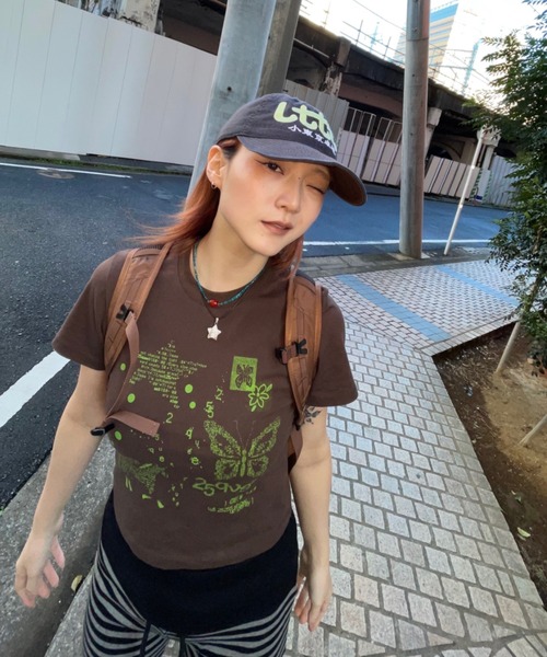 JEANASIS(ジーナシス)の「【25quee】プリントチビTEE SS/670328(Tシャツ/カットソー・レディース・ブルー系その他/ブラウン系その他/ブラック系その他・FREE)」の20枚目の写真