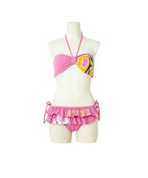 HYSTERIC GLAMOUR水着イチゴ柄 楽天市場】フリル付き ベアトップ セパレート ビキニ イチゴ柄 水着