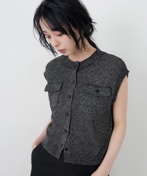 LIAN（リアン）の「ポケットデザインニットベスト（ベスト）」