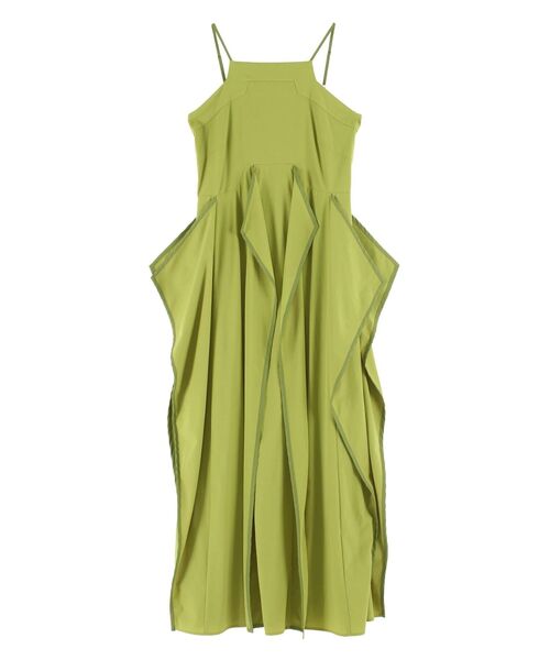 UN3D.（アンスリード）の「STRATUM WAVE CAMI OP（ワンピース・レディース・ライム/カーキ/ブラック・38/36）」の3枚目の写真