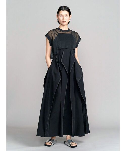 UN3D.（アンスリード）の「STRATUM WAVE CAMI OP（ワンピース・レディース・ライム/カーキ/ブラック・38/36）」の12枚目の写真