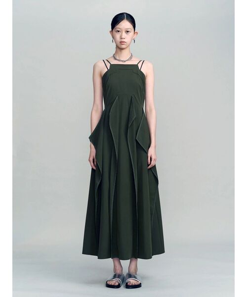 UN3D.（アンスリード）の「STRATUM WAVE CAMI OP（ワンピース・レディース・ライム/カーキ/ブラック・38/36）」の15枚目の写真