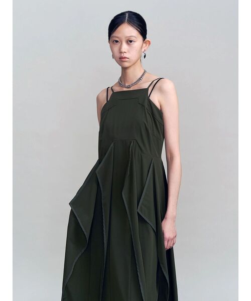UN3D.（アンスリード）の「STRATUM WAVE CAMI OP（ワンピース・レディース・ライム/カーキ/ブラック・38/36）」の19枚目の写真