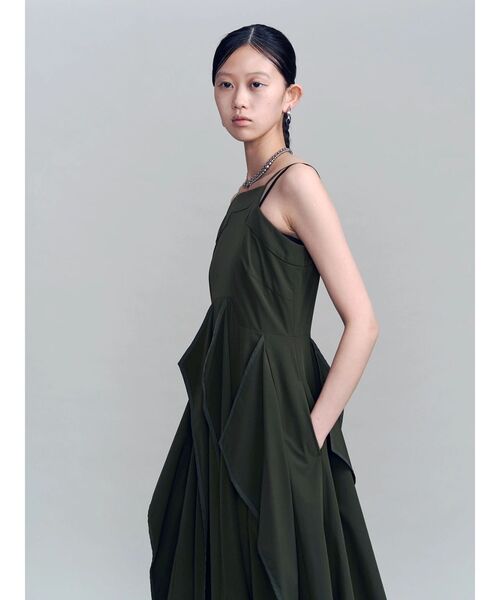 UN3D.（アンスリード）の「STRATUM WAVE CAMI OP（ワンピース・レディース・ライム/カーキ/ブラック・38/36）」の21枚目の写真