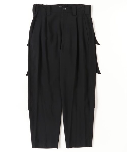 sulvam(サルバム)の「【sulvam×UJOH】sulvam×UJOH 1Tuck Wide Pants(その他パンツ・メンズ・ブラック・S/M/L)」の1枚目の写真