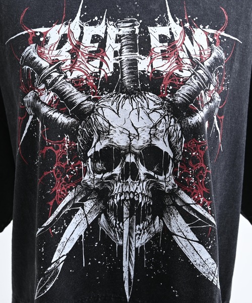 REFLEM（レフレム）の「『REFLEM/レフレム』安ピン付きグランジチェックレイヤードTシャツ/ハーフスリーブカットソー（Tシャツ/カットソー・レディース・ブラック×ブルー/ブラック×レッド・FREE）」の16枚目の写真