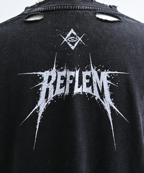 REFLEM（レフレム）の「『REFLEM/レフレム』安ピン付きグランジチェックレイヤードTシャツ/ハーフスリーブカットソー（Tシャツ/カットソー・レディース・ブラック×ブルー/ブラック×レッド・FREE）」の18枚目の写真