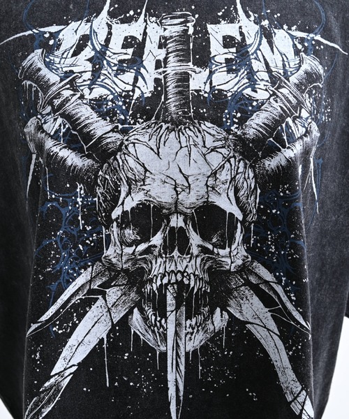 REFLEM（レフレム）の「『REFLEM/レフレム』安ピン付きグランジチェックレイヤードTシャツ/ハーフスリーブカットソー（Tシャツ/カットソー・レディース・ブラック×ブルー/ブラック×レッド・FREE）」の22枚目の写真