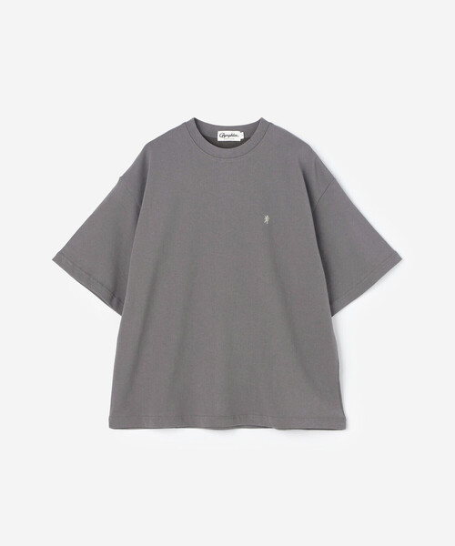 GYMPHLEX(ジムフレックス)の「Gymphlex | シルケットコットン クルーネックTシャツ MEN(Tシャツ/カットソー・メンズ・ブルー系その他/グレー・L/M)」の2枚目の写真