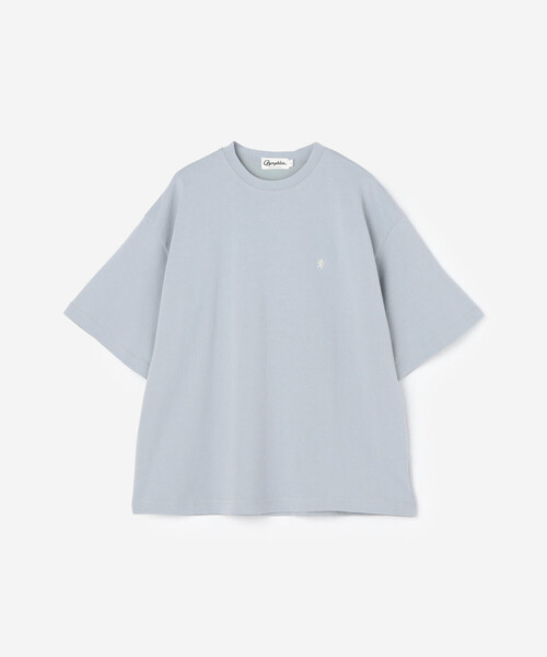 GYMPHLEX(ジムフレックス)の「Gymphlex | シルケットコットン クルーネックTシャツ MEN(Tシャツ/カットソー・メンズ・ブルー系その他/グレー・L/M)」の3枚目の写真
