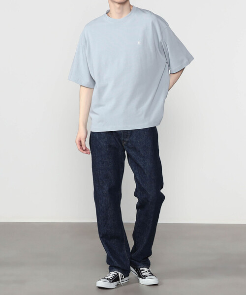 GYMPHLEX(ジムフレックス)の「Gymphlex | シルケットコットン クルーネックTシャツ MEN(Tシャツ/カットソー・メンズ・ブルー系その他/グレー・L/M)」の12枚目の写真