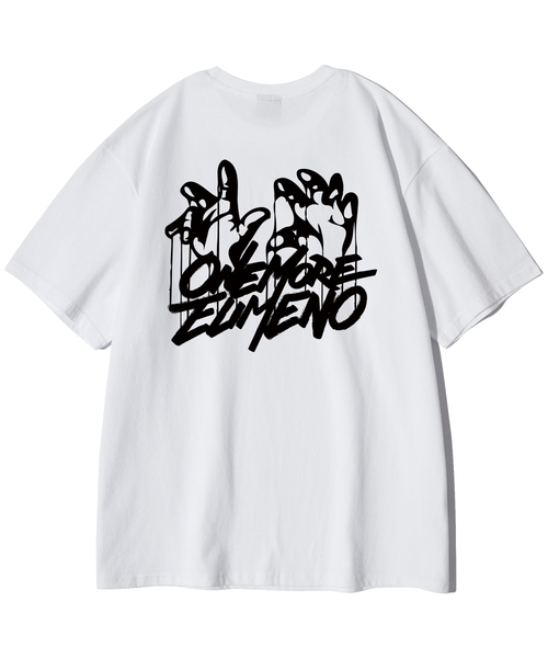 ELIMENO（エリメノ）の「EL クロスチェーン 半袖Tシャツ 4カラー（Tシャツ/カットソー・メンズ・ブラック/ライトグレー/チャコール/ホワイト・1/2/3/4/5/6）」の2枚目の写真