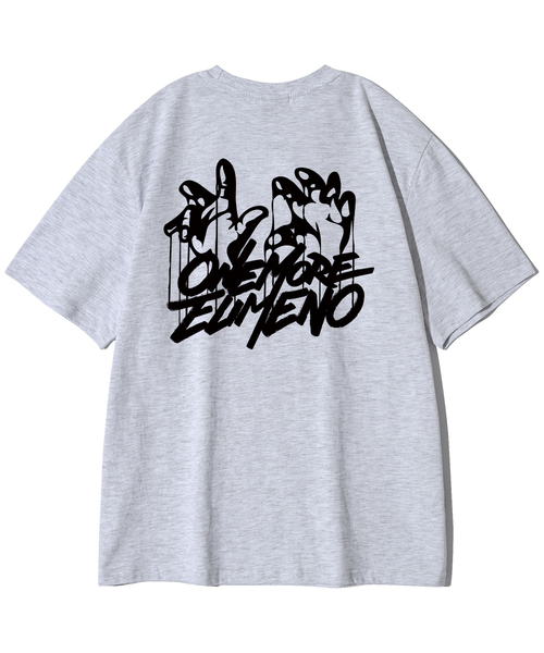 ELIMENO（エリメノ）の「EL クロスチェーン 半袖Tシャツ 4カラー（Tシャツ/カットソー・メンズ・ブラック/ライトグレー/チャコール/ホワイト・1/2/3/4/5/6）」の3枚目の写真