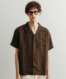 LURAKU（ルラク）の「【LURAKU】Sheer Open Collar Shirt   シアーオープンカラーシャツ（シャツ/ブラウス）」