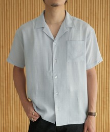 LURAKU（ルラク）の「【LURAKU】Sheer Open Collar Shirt / シアーオープンカラーシャツ（シャツ/ブラウス）」