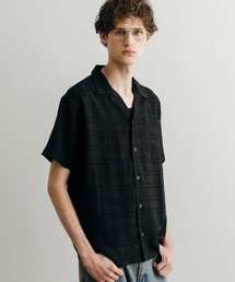 LURAKU（ルラク）の「【LURAKU】Sheer Open Collar Shirt / シアーオープンカラーシャツ（シャツ/ブラウス）」