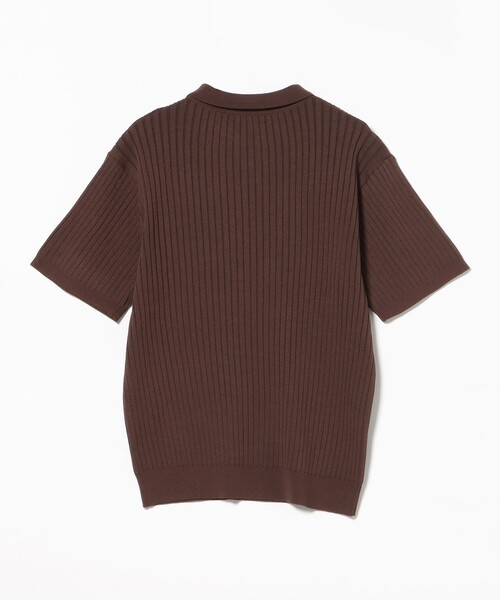 BEAMS HEART(ビームスハート)の「【8/6値下げ】スキッパー ニットポロシャツ(ポロシャツ・メンズ・ブラウン/ベージュ・SMALL/MEDIUM/LARGE)」の16枚目の写真