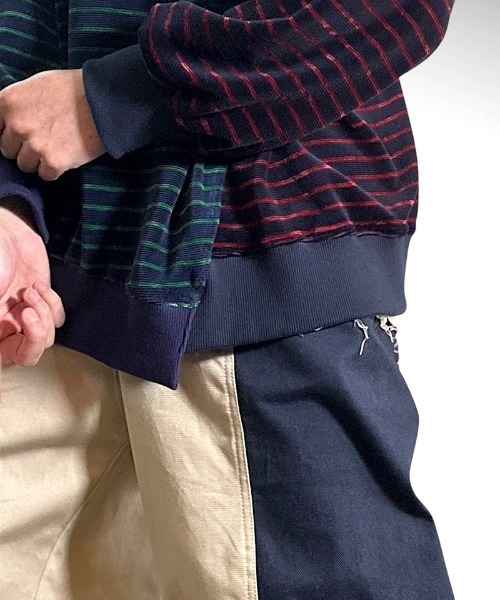 masterkey(マスターキー)の「msw1870- FATIGUE-SWEAT ハイネックスウェット(MK27A-C-22)(スウェット・メンズ・ブルー系その他/ベージュ系その他・S/M)」の15枚目の写真