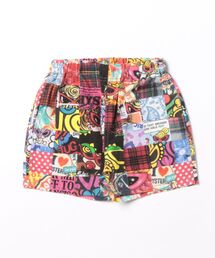 HYSTERIC MINI | CRAZY QUILT総柄 Viscotex ハーフパンツ(その他パンツ)