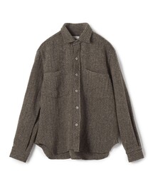 Salvatore Piccolo（サルヴァトーレピッコロ）の「Salvatore Piccolo ウールヘリンボーン ダブルポケットシャツブルゾン（ブルゾン）」