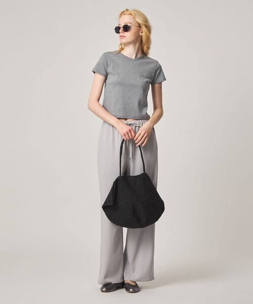Steven Alan(スティーブンアラン)の「<Steven Alan>コットン フライス Tシャツ(Tシャツ/カットソー・レディース・ダークブラウン/ネイビー/パープル/オフホワイト/グレー系・FREE)」の11枚目の写真