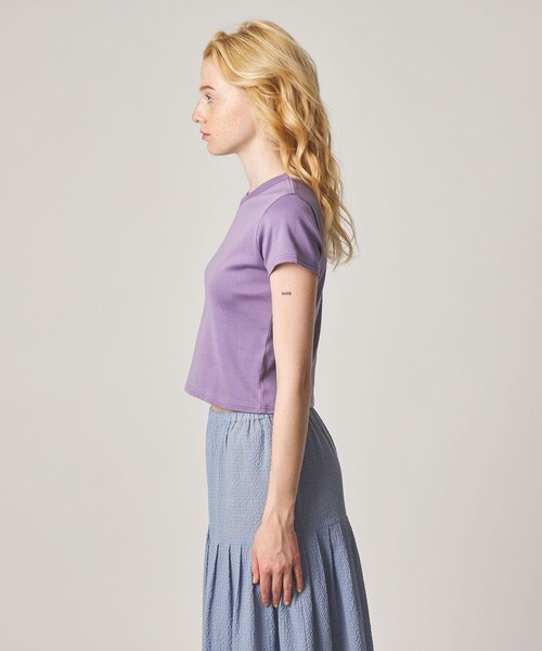 Steven Alan(スティーブンアラン)の「<Steven Alan>コットン フライス Tシャツ(Tシャツ/カットソー・レディース・ダークブラウン/ネイビー/パープル/オフホワイト/グレー系・FREE)」の22枚目の写真