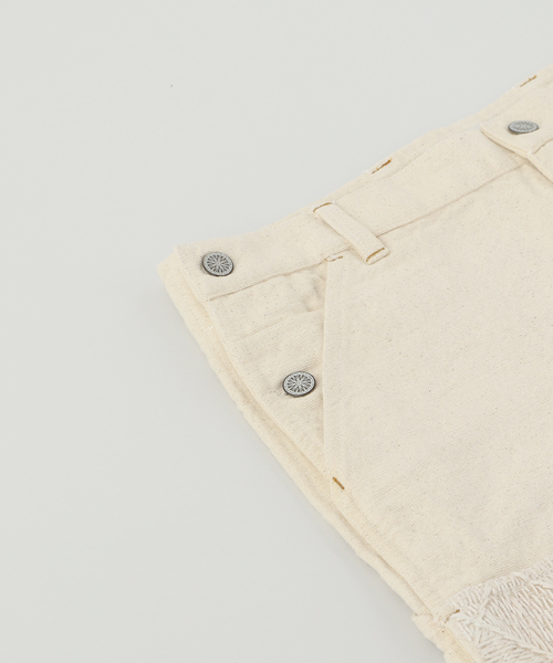 JOURNAL STANDARD(ジャーナルスタンダード)の「Eighteen East WIDE ELI DOUBLE KNEE L/W B(その他パンツ・メンズ・アイボリー・MEDIUM/SMALL)」の4枚目の写真