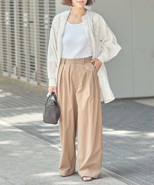 journal standard L'essage(ジャーナルスタンダードレサージュ)の「リバーレースチュニックブラウス(シャツ/ブラウス・レディース・ブラック/ホワイト・FREE)」の15枚目の写真