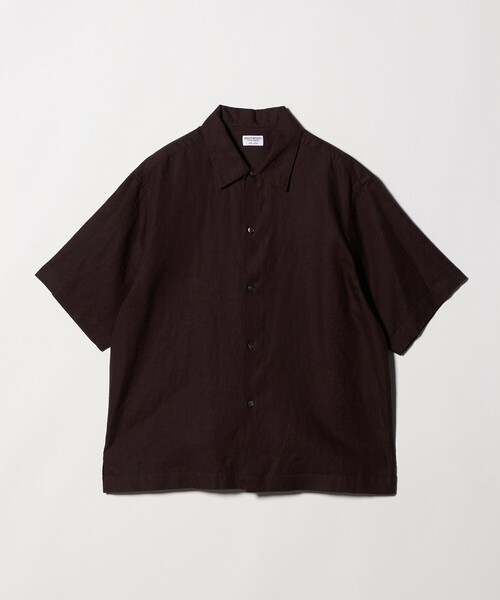 BEAUTY&YOUTH UNITED ARROWS（ビューティーアンドユースユナイテッドアローズ）の「HI-LINE シュリンク リネン ハーフ スリーブ シャツ（シャツ/ブラウス・メンズ・レッド/ダークブラウン・XL/M/L/S）」の20枚目の写真