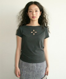 musubore | 【 select 】flower punched tee / フラワーパンチTシャツ(Tシャツ/カットソー)