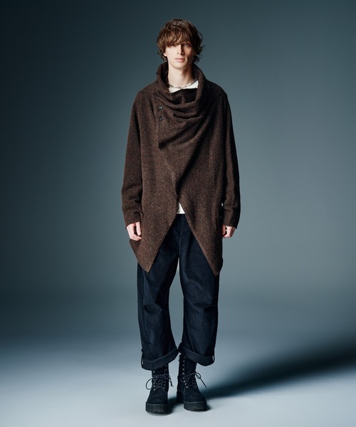glamb（グラム）の「Mist Cardigan / ミストカーディガン（カーディガン/ボレロ・メンズ・ブラック/ブラウン・M/L）」の17枚目の写真