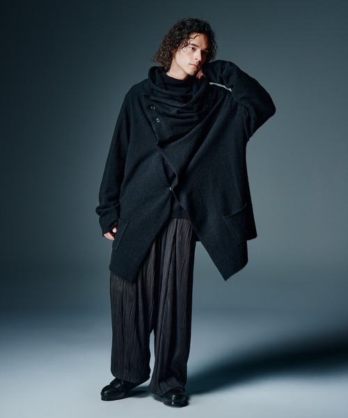 glamb（グラム）の「Mist Cardigan / ミストカーディガン（カーディガン/ボレロ・メンズ・ブラック/ブラウン・M/L）」の15枚目の写真