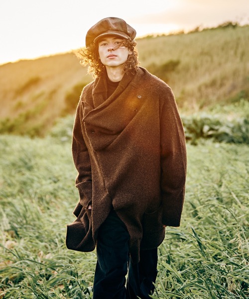 glamb（グラム）の「Mist Cardigan / ミストカーディガン（カーディガン/ボレロ・メンズ・ブラック/ブラウン・M/L）」の5枚目の写真
