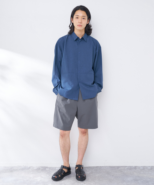 B.C STOCK(ベーセーストック)の「C.H.G メッシュトレイルショートパンツ(その他パンツ・メンズ・ブラック/チャコールグレー・MEDIUM/LARGE)」の4枚目の写真
