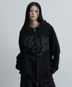 Brushed Lining Double-Zipper Long Zip Hoodie / 裏起毛 2重