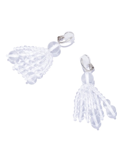 IRIS47(イリスフォーセブン)の「【IRIS 47】bundle earring crystal/バンドル イヤリング クリスタル(イヤリング・レディース・クリア・FREE)」の3枚目の写真