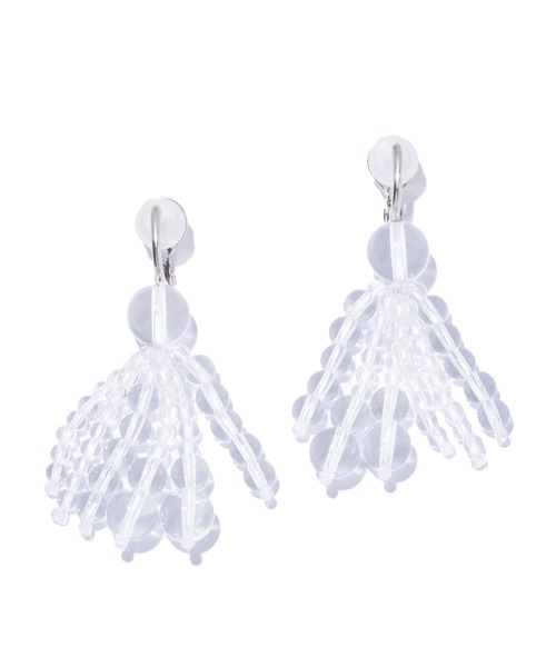 IRIS47(イリスフォーセブン)の「【IRIS 47】bundle earring crystal/バンドル イヤリング クリスタル(イヤリング・レディース・クリア・FREE)」の4枚目の写真