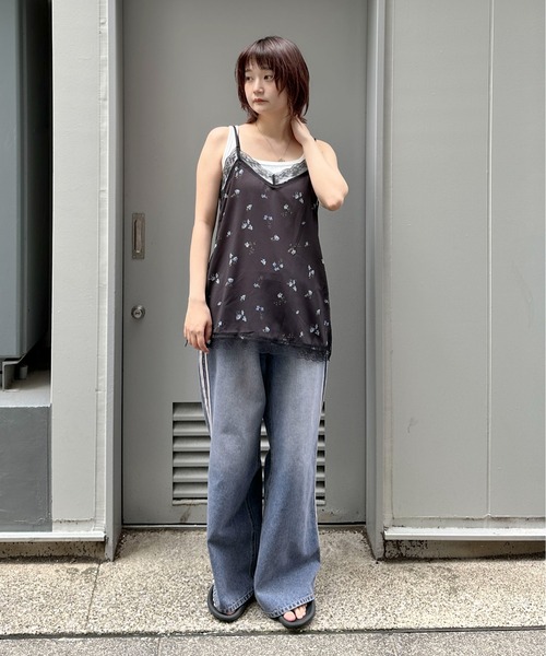 PILIT(ピリット)の「フラワーレースキャミソール(その他トップス・レディース・ブラック/アイボリー・MEDIUM)」の22枚目の写真