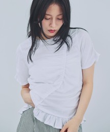 JEANASIS | ギャザーヘムフリルTEE/862531(Tシャツ/カットソー)