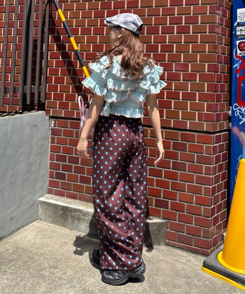 HELLO.SANFRANCISCO(ハローサンフランシスコ)の「【HELLO.SANFRANCISCO/ハローサンフランシスコ】2WAYフリルメロウボレロ(カーディガン/ボレロ・レディース・サックスブルー/アイボリー/イエロー・ONE SIZE)」の17枚目の写真