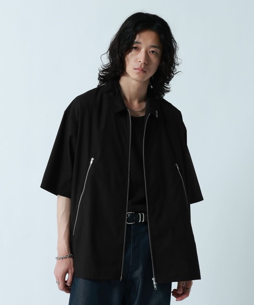 RAGEBLUE(レイジブルー)の「Double Zip Design Shirt/ダブルZIPデザインシャツ(シャツ/ブラウス・メンズ・ライトグレー/ブラック/ブルー/その他・MEDIUM/LARGE)」の2枚目の写真