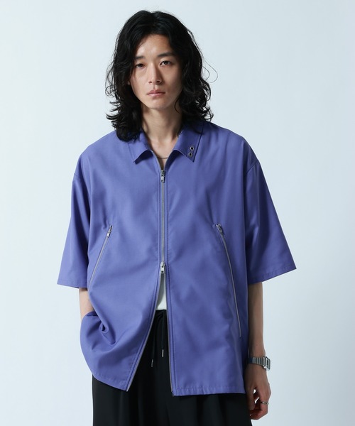 RAGEBLUE(レイジブルー)の「Double Zip Design Shirt/ダブルZIPデザインシャツ(シャツ/ブラウス・メンズ・ライトグレー/ブラック/ブルー/その他・MEDIUM/LARGE)」の14枚目の写真